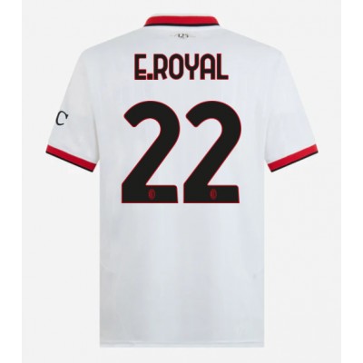 AC Milan Emerson Royal #22 Udebanetrøje 2024-25 Kortærmet AC Milan Emerson Royal #22 Udebanetrøje 2024-25 Kortærmet